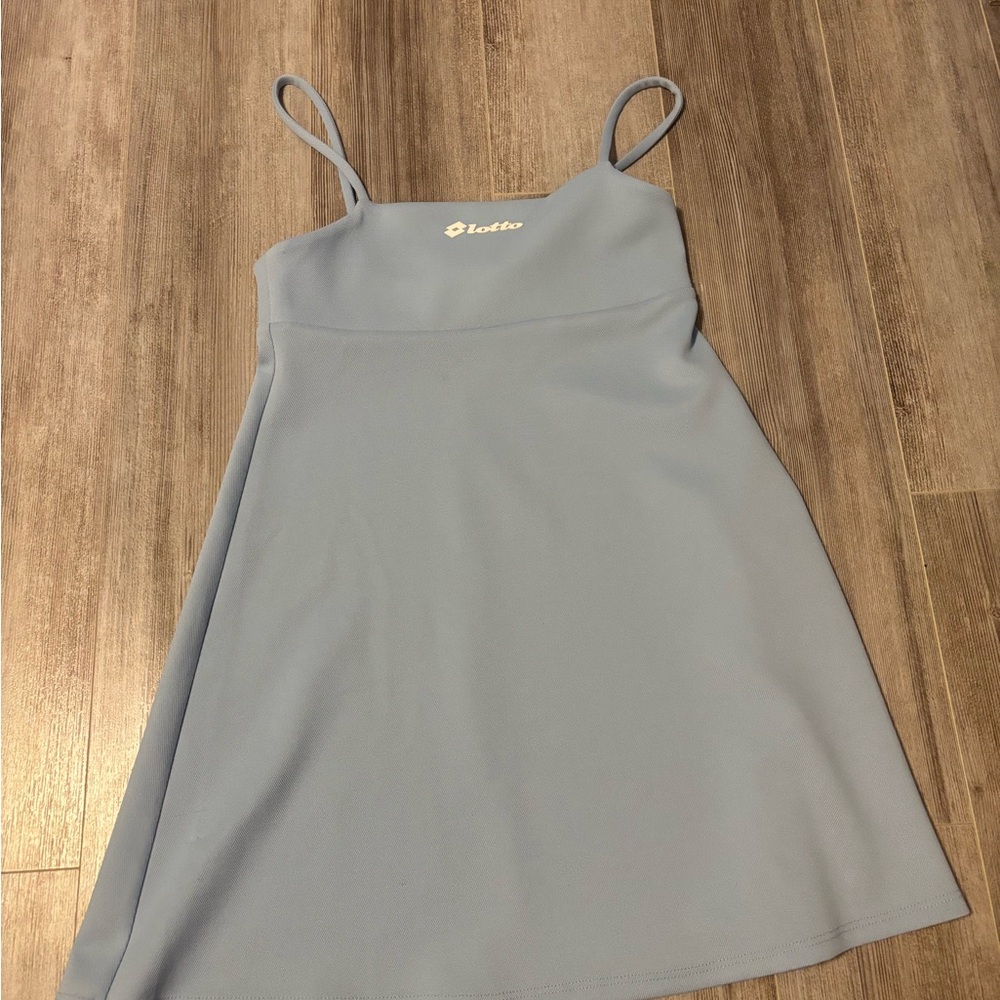 ZARA Lotto mini pastel blue dress